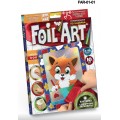 Набор Аппликация цветной фольгой FOIL ART (в ассортименте 10 видов) Danko Toys FAR-01
